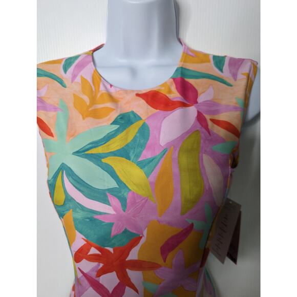 Mott 50 Michaela Sleeveless One Piece Swimsuit Brushed Flora Size S NWT - Picture 4 of 12